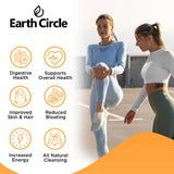 Earth Circle Organics Papaya Seed Powder Capsules side view