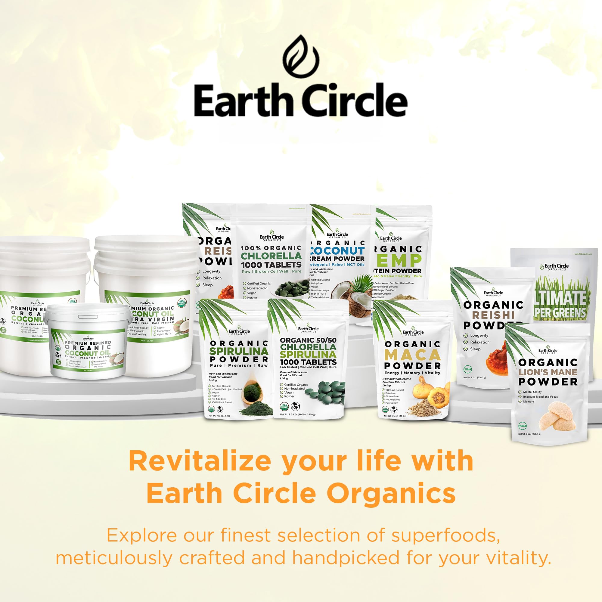 Earth Circle Organics Papaya Seed Powder Capsules with fresh papaya