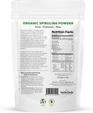 Earth Circle Organics Spirulina Powder 113g back view