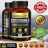 Earth Elixir Ecdysterone Supplement back view with ingredients
