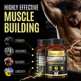 Earth Elixir Ecdysterone Supplement on a wooden table