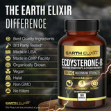 Earth Elixir Ecdysterone Supplement with measuring spoon