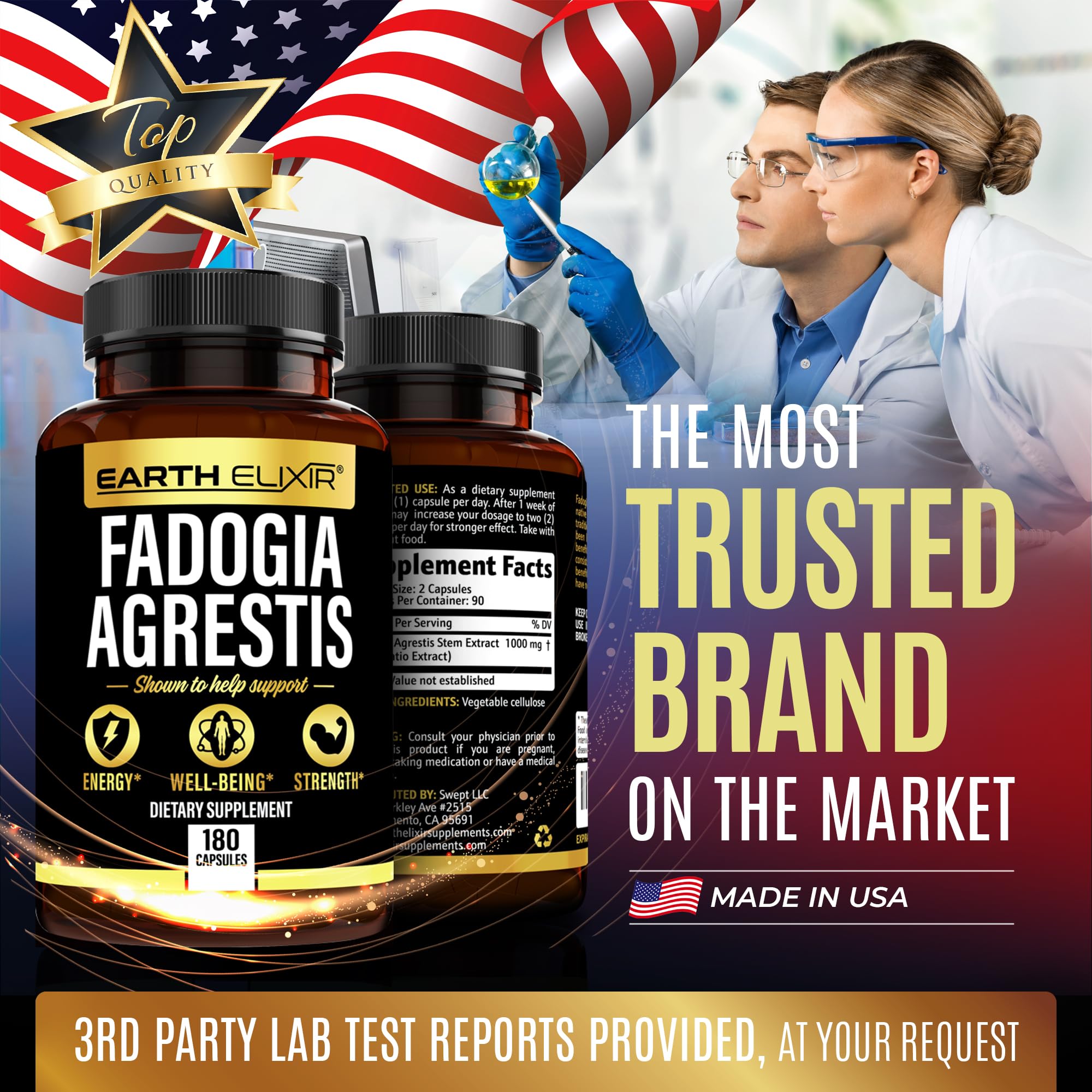 Earth Elixir Fadogia Agrestis Supplement lifestyle scene