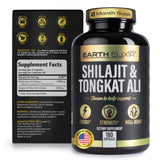 Earth Elixir Shilajit & Tongkat Ali Capsules side view