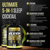 Earth Elixir Sleep Supplement 100g capsules close-up