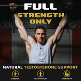 Earth Elixir Testosterone Support Supplement capsules in a bowl