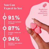 earth & elle Collagen Gummies packaging side view