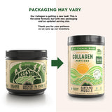 Earth Fed Muscle Collagen Peptides unflavoured powder scoop