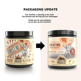 Earth Fed Muscle Creatine Monohydrate 322g packaging