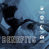 Earth Fed Muscle Forty Winkz ZMA 60 Capsules on a wooden table