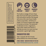 Earth Fed Muscle Forty Winkz ZMA 60 Capsules packaging