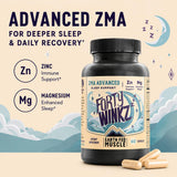 Earth Fed Muscle Forty Winkz ZMA 60 Capsules side view