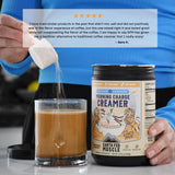 Earth Fed Muscle Morning Charge Vanilla Coffee Creamer packaging
