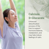 Earth Harmony Naturals Calcium D-Glucarate 120g supplement side view
