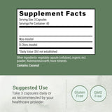 Earth Harmony Naturals Inositol Capsules 2050mg back view with ingredients