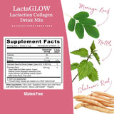 Earth Mama LactaGLOW Daily Drink Mix raspberry-lime flavour