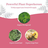 Earth Mama Milk Thistle Herbal Supplement packaging side view
