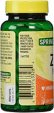 Earth&ME Zinc Supplement 50mg back view of packaging