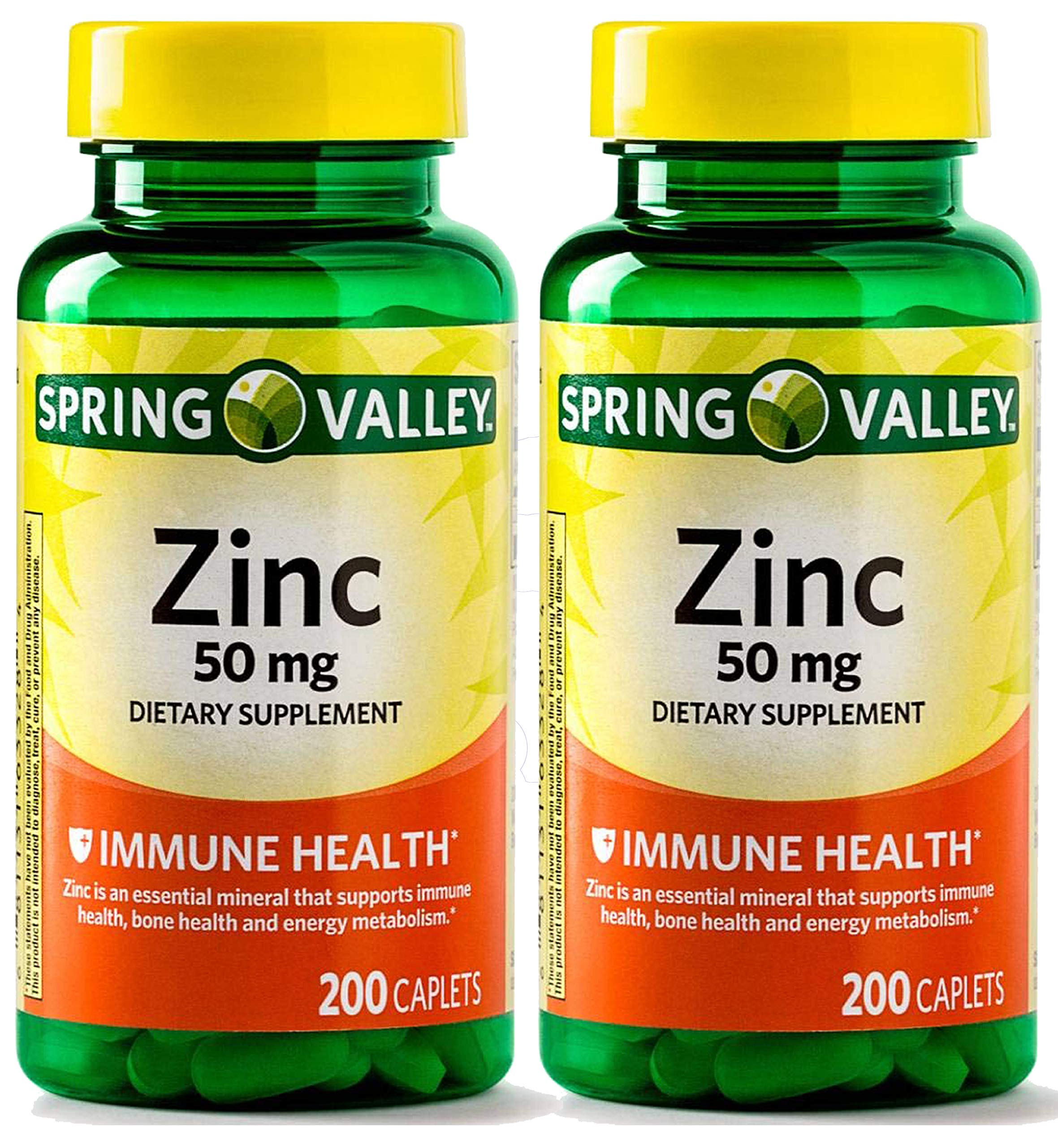 Earth&ME Zinc Supplement 50mg front view of packaging