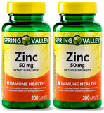 Earth&ME Zinc Supplement 50mg front view of packaging