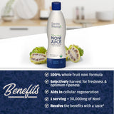 Earth's Bounty Noni Juice 100% Pure Organic 907g fresh juice pour
