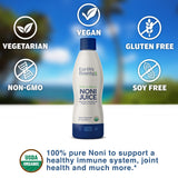 Earth's Bounty Noni Juice 100% Pure Organic 907g packaging details