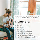 Earth's Splendor B12 Vitamin packaging