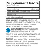 Earth's Splendor Melatonin 12mg Bilayer Tablets side view showing dosage