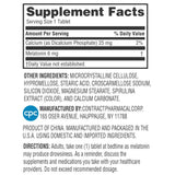 Earth's Splendor Melatonin 6mg Bilayer Tablets side view