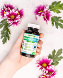 Earth's Wisdom Elderberry capsules in hand