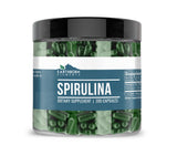 Earthborn Elements 200 Spirulina Capsules front view