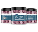 Earthborn Elements Acai Berry Extract Capsules on a wooden table