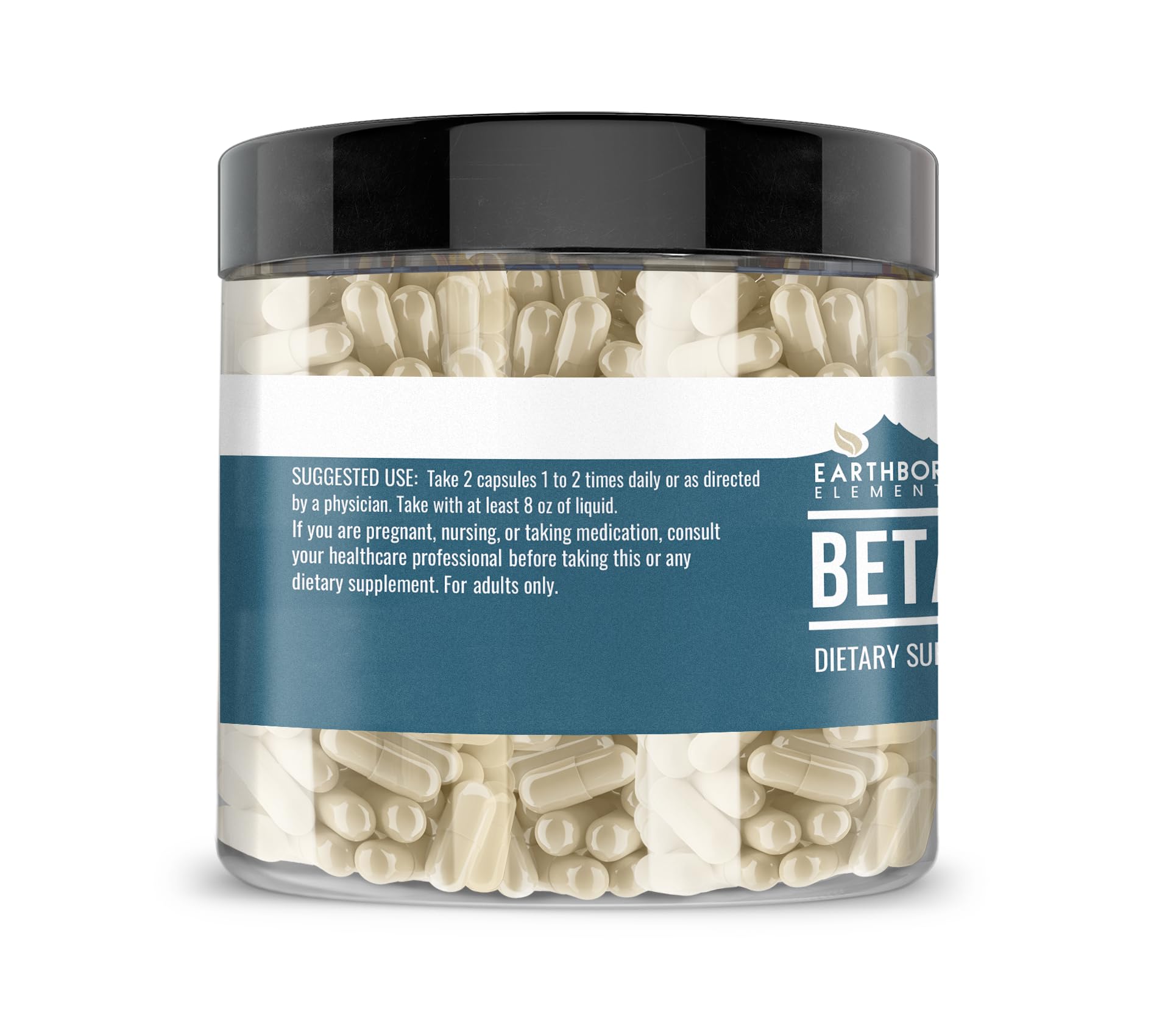 Earthborn Elements Beta Glucan Capsules close-up of capsules