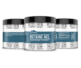 Earthborn Elements Betaine HCl Capsules open jar with capsules visible