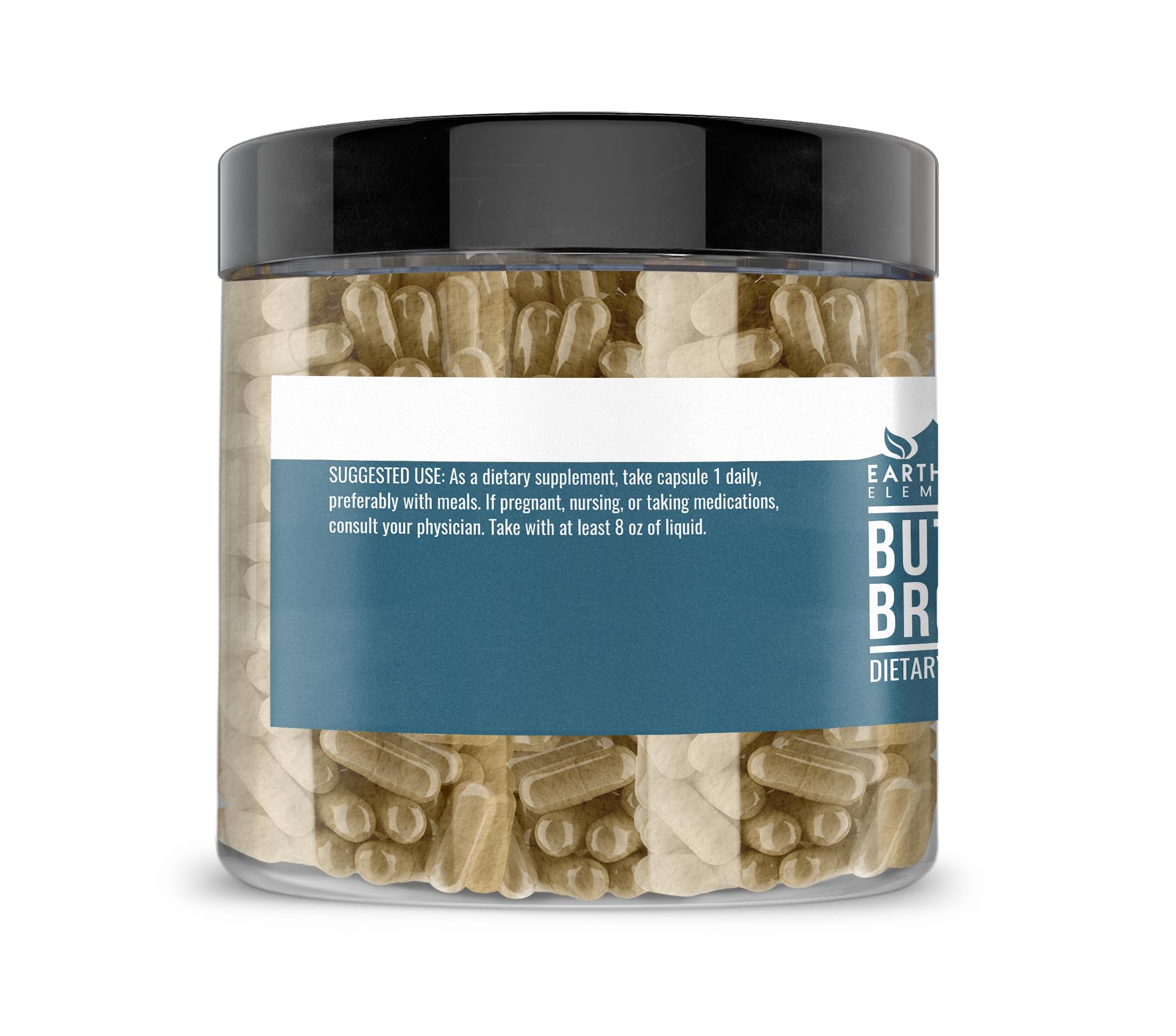 Earthborn Elements Butcher's Broom Capsules nutritional information