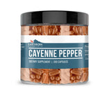 Earthborn Elements Cayenne Pepper Capsules 200 count front view