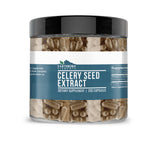 Earthborn Elements Celery Seed Extract Capsules front view in resealable container
