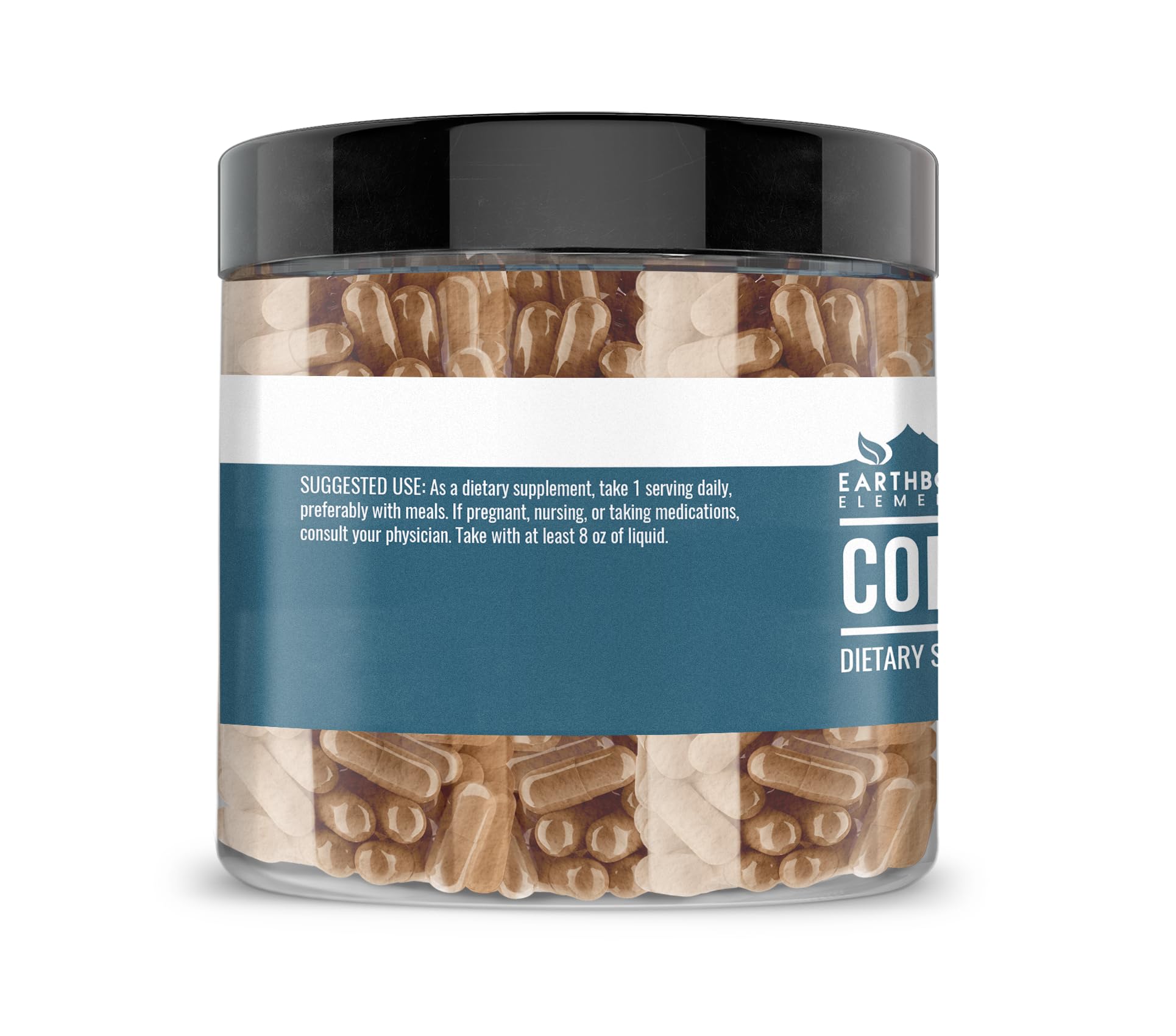 Earthborn Elements Corn Silk Extract Capsules with dosage details