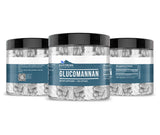 Earthborn Elements Glucomannan Capsules on a wooden table