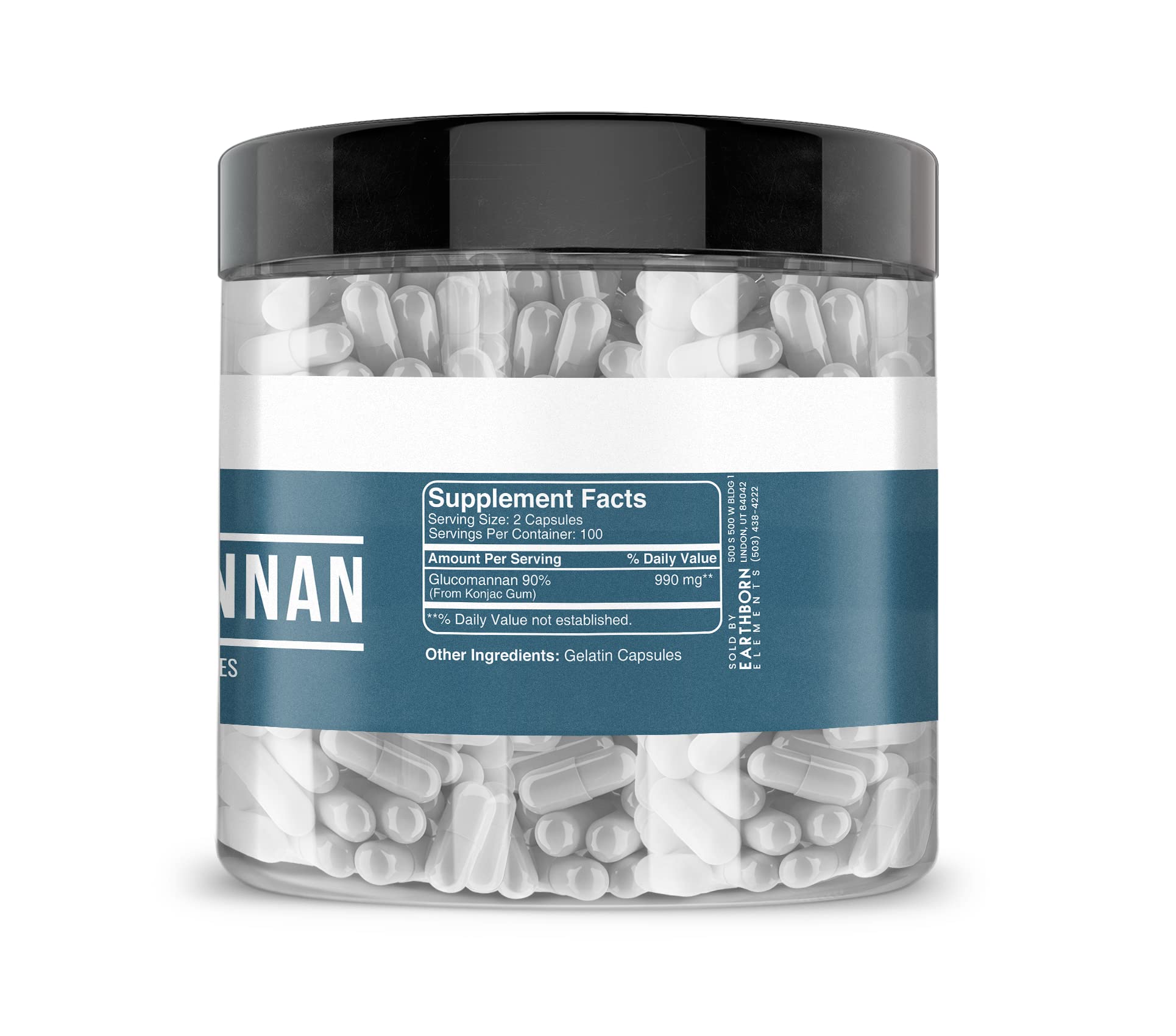 Earthborn Elements Glucomannan Capsules packaging