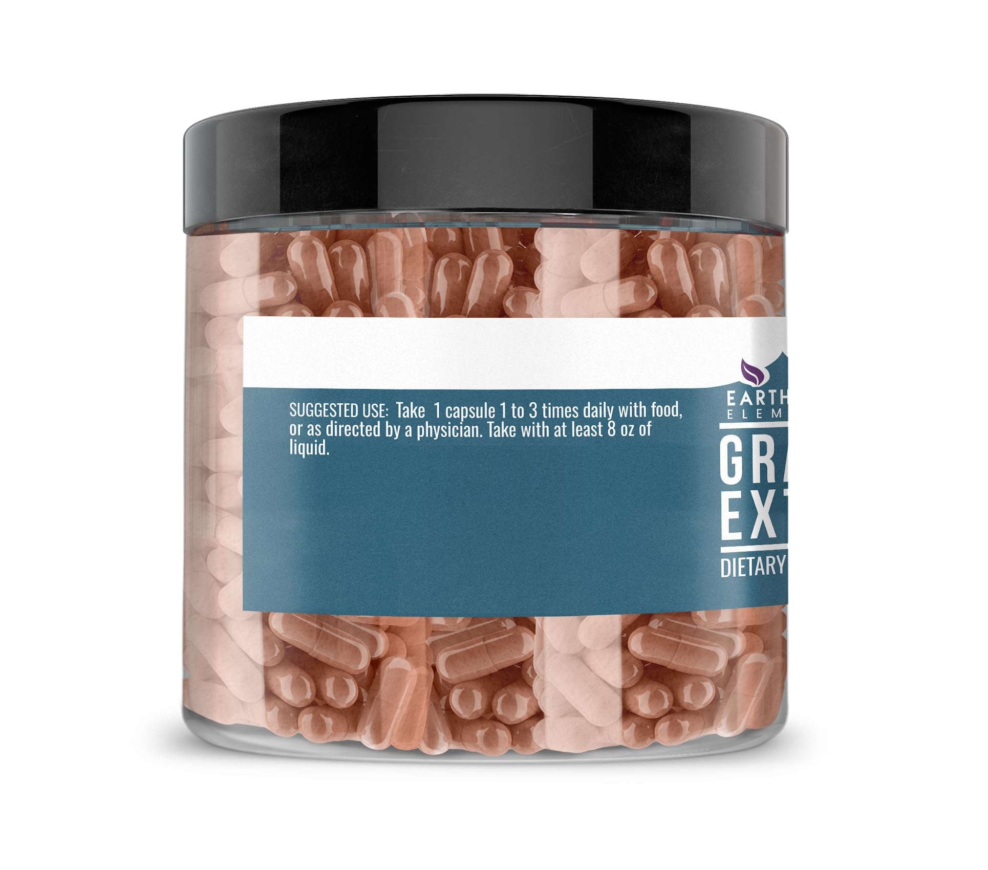 Earthborn Elements Grape Seed Extract 200 Capsules packaging
