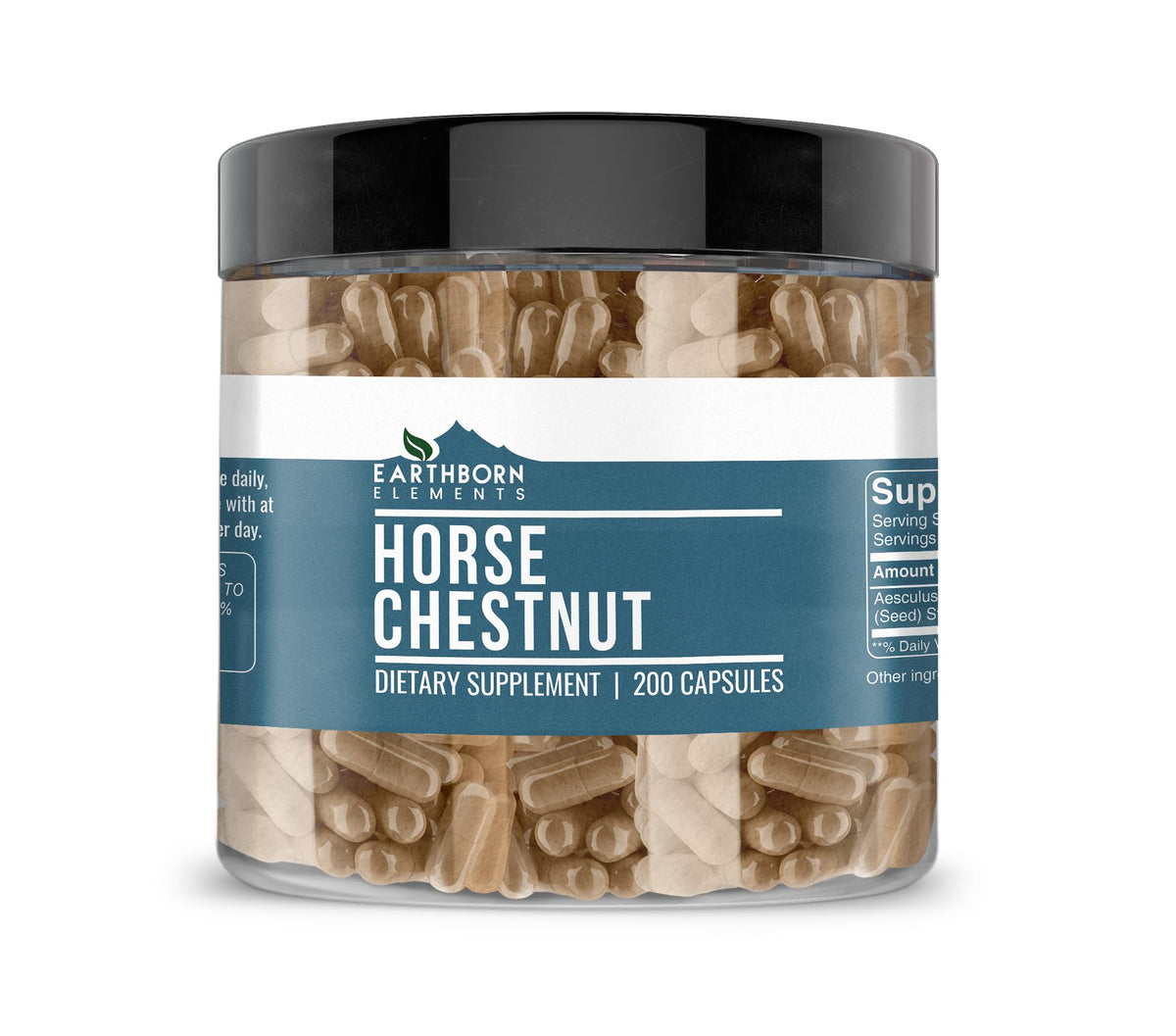 Earthborn Elements Horse Chestnut Capsules front view