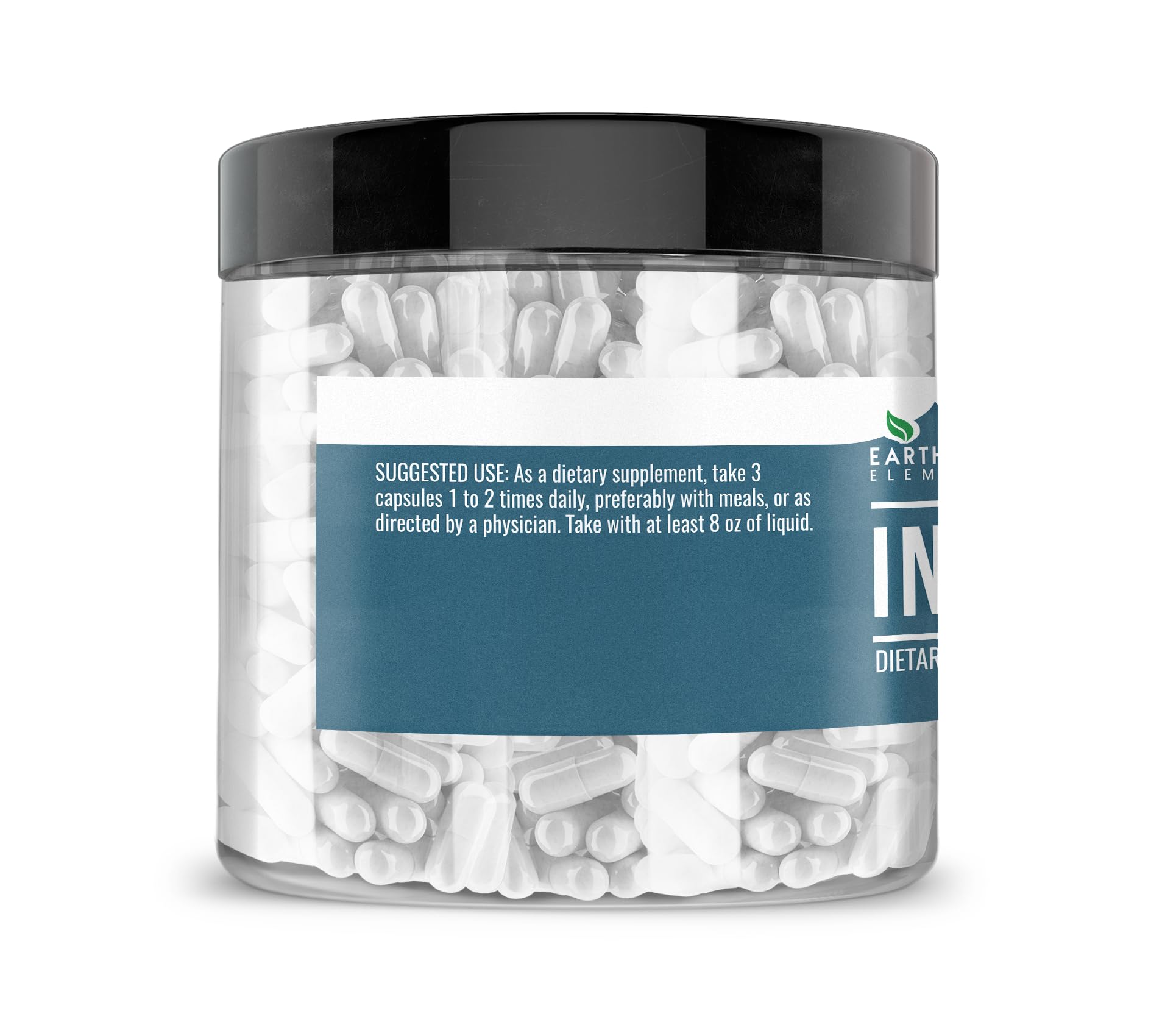 Earthborn Elements Inulin FOS 200 Capsules with packaging