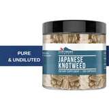 Earthborn Elements Japanese Knotweed Extract Capsules on a wooden surface