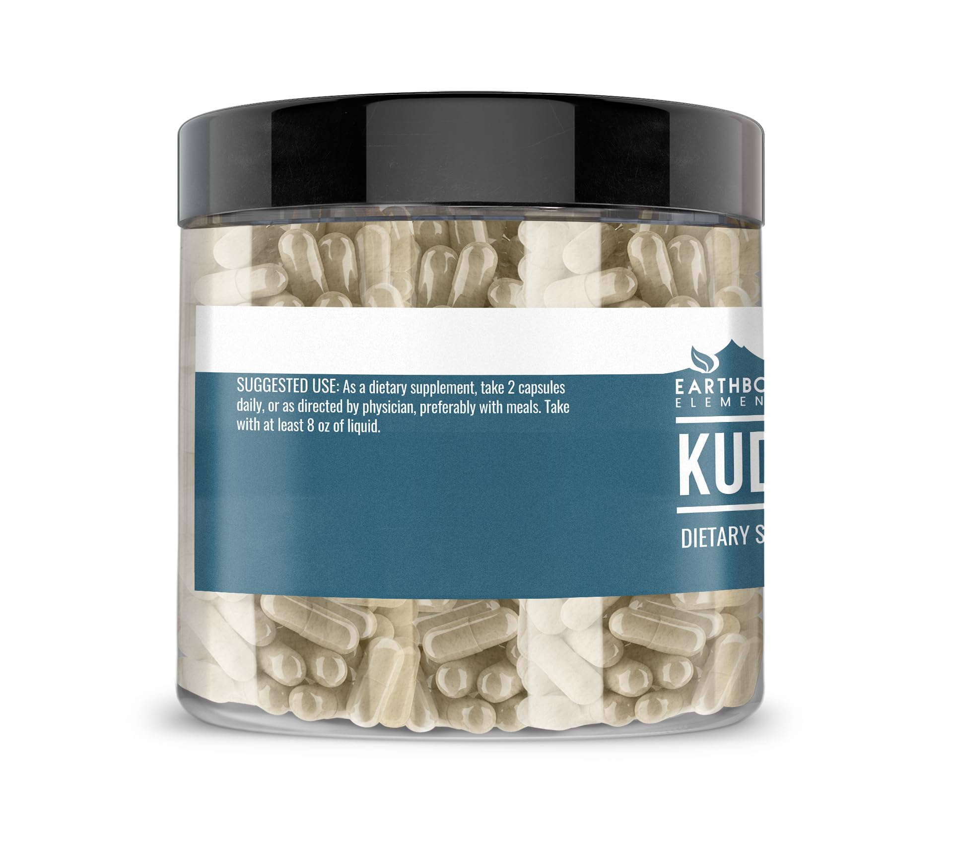 Earthborn Elements Kudzu Root Capsules bottle top view