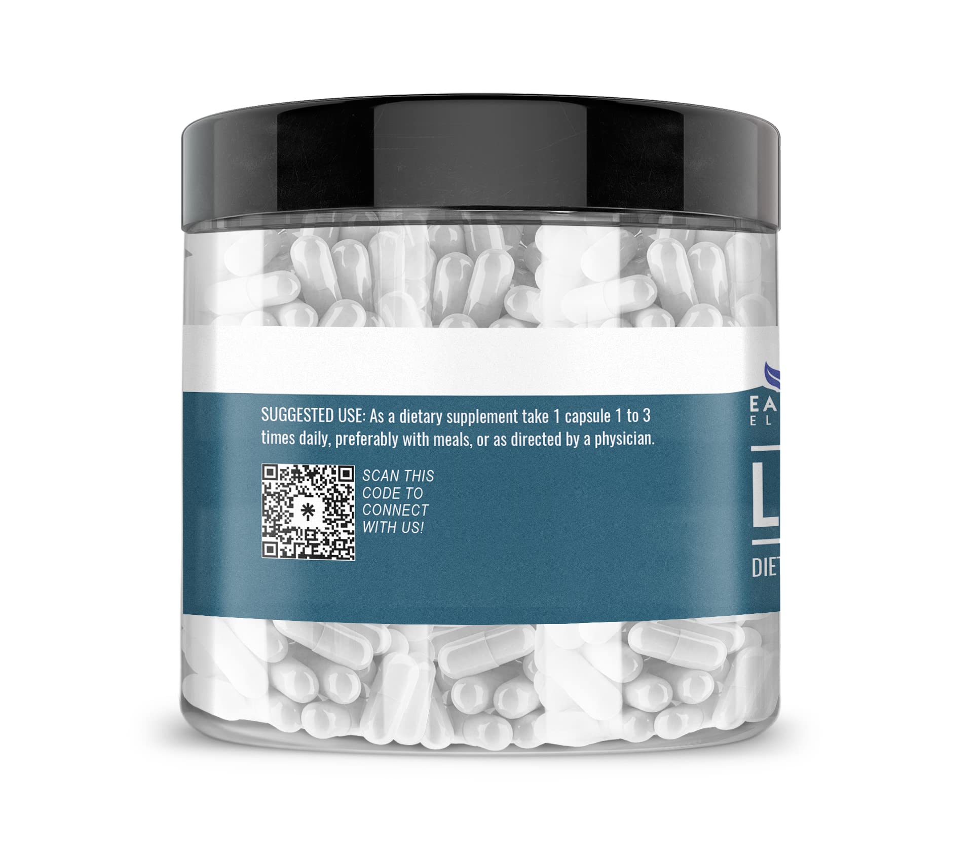 Earthborn Elements L-Alanine 200 Gelatin Capsules bottle with label