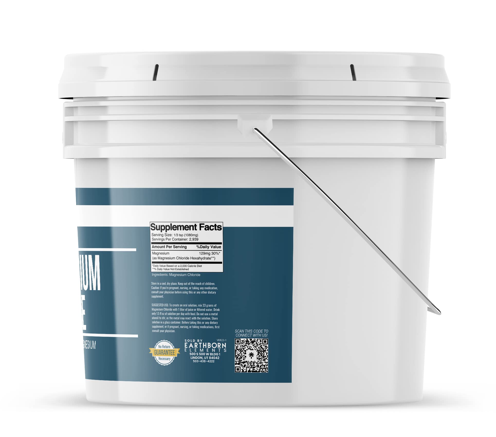 Earthborn Elements Magnesium Chloride Powder scoop