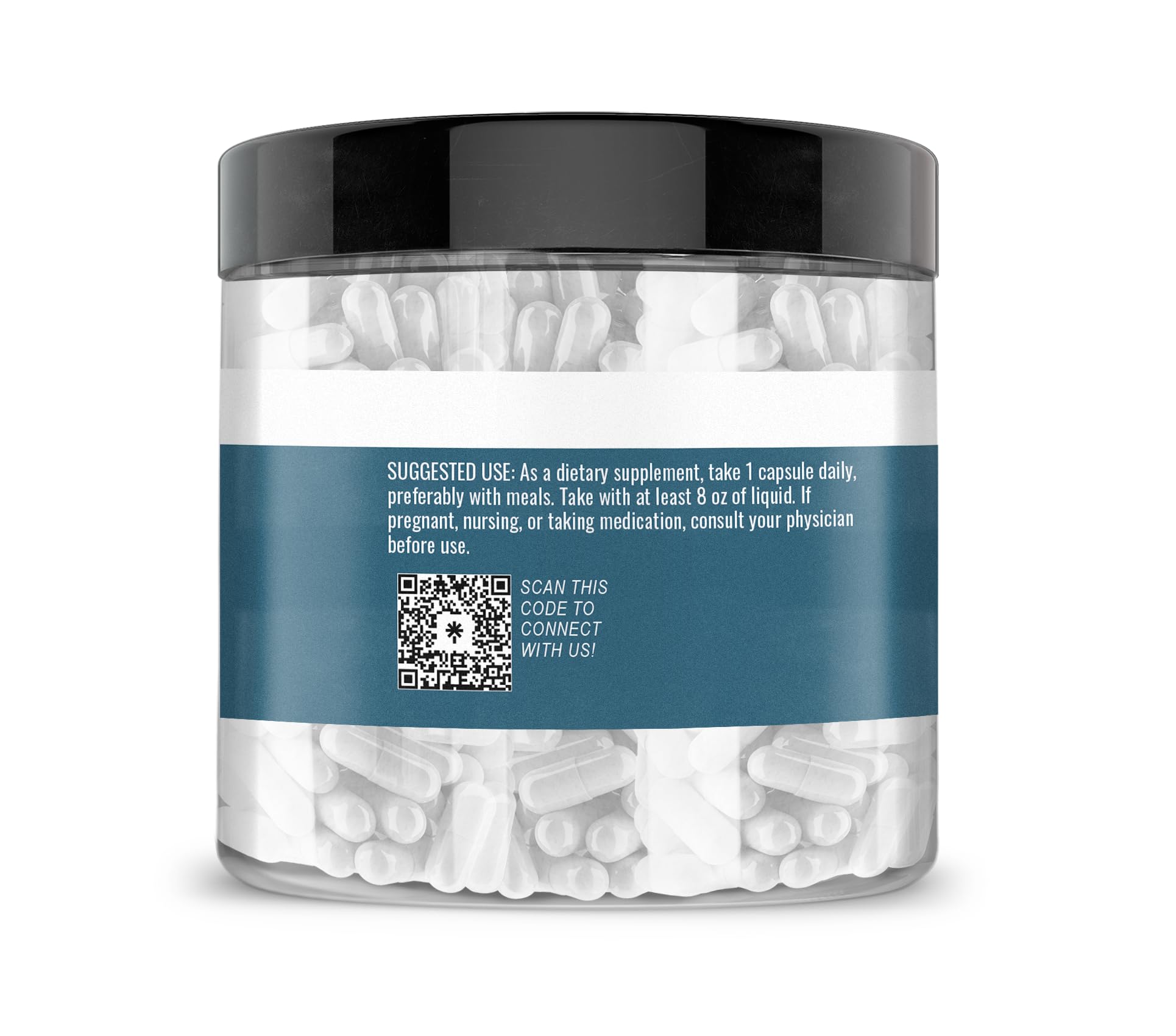 Earthborn Elements Niacinamide Capsules side view with label