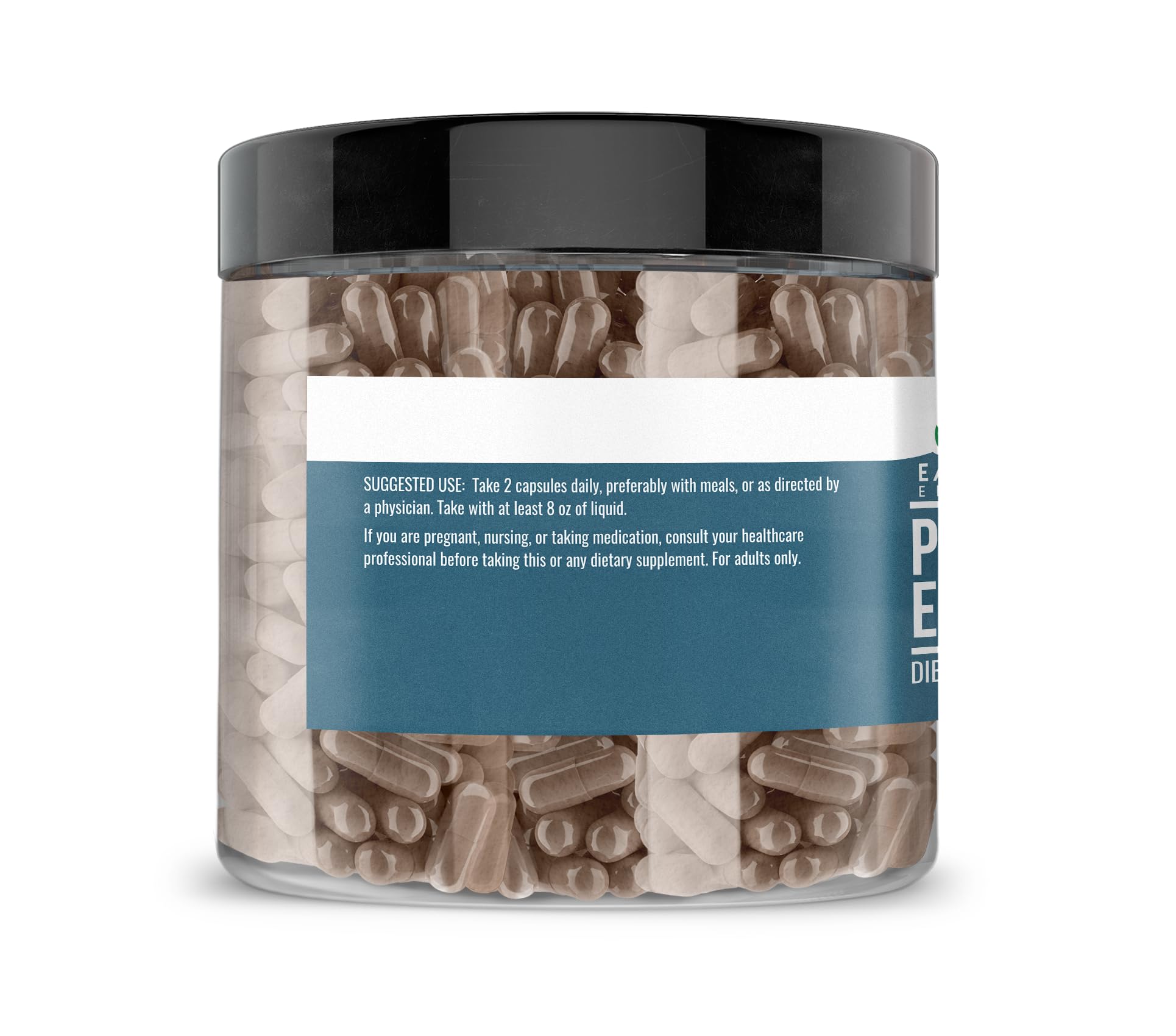 Earthborn Elements Pine Bark Extract Capsules close-up of capsules