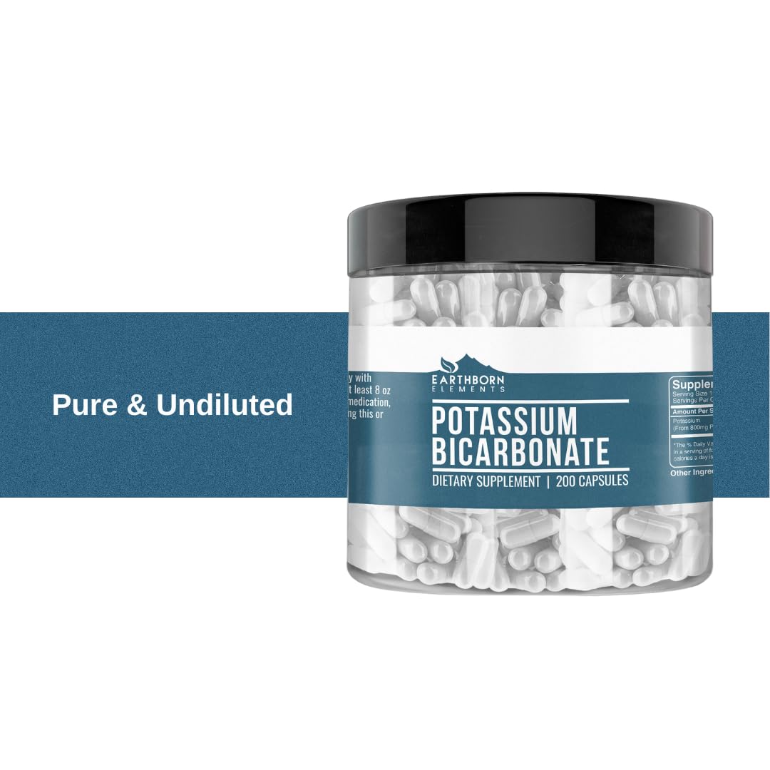 Earthborn Elements Potassium Bicarbonate side view of packaging
